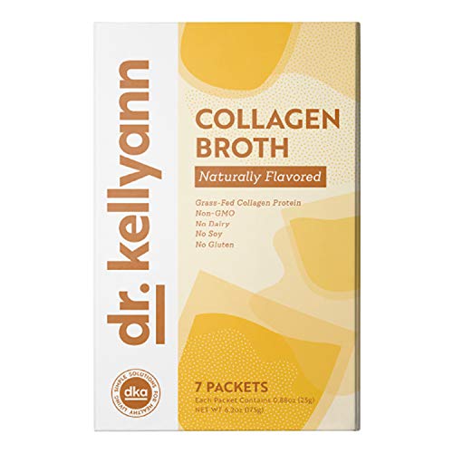 Bone Broth Collagen Powder Packets by Dr. Kellyann - 100% Grass-Fed Hydrolyzed Collagen - Perfect Supplement for Keto, Paleo & Weight Loss Diets