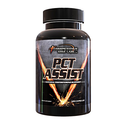 PCT Assist by CEL ( Competitive Edge Labs ): All-In-One Post Cycle Therapy Supplement - Increase Natural Testosterone Levels. 120 Caps
