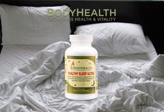 Healthy Sleep Ultra: Support for Restorative Sleep w/Melatonin. Stress & Anxiety Relief Sleeping Aid for Adults & Kids, (Non Habit Forming) (60 Capsules)