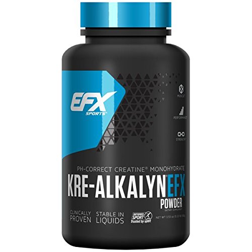 EFX Sports Kre-alkalyn - Creatine Monohydrate Pre & Post-Workout - 100 Gram