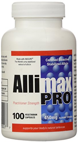 Allimax International Limited Allimax Pro Vegicaps, 450 mg, 100 Count