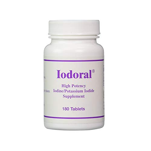 Klaire Labs Iodoral 12.5 mg - Iodine Iodide Supplement Coated to Prevent Unpleasant Taste (180 Tablets)