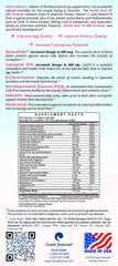 Fertile One® PC 600 Preconception Formula Supplement, 180 veg capsules | Vitamins, Minerals and Super-Antioxidant Blend for Fertility Support