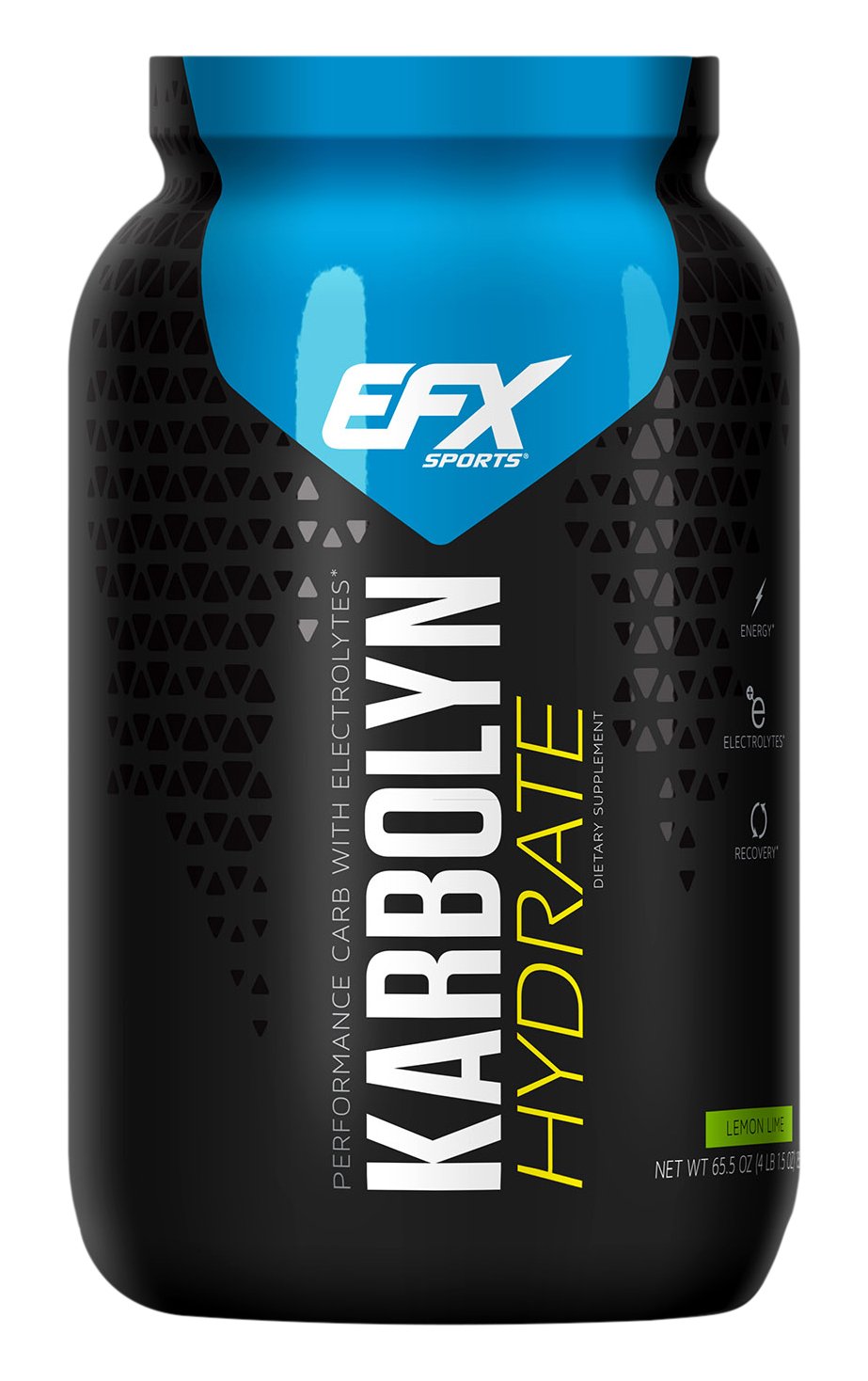 EFX Sports Karbolyn Hydrate Powder, Lemon Lime, 65.5 Ounce