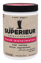 Superieur Electrolytes - Electrolyte Hydration Powder, 70 Servings - Keto Friendly, Non-GMO, Zero Sugar, Vegan
