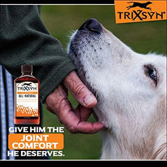 TRIXSYN Canine All Natural Hip and Joint Care for Dogs- Enhance Joint Mobility and Cartilage Function Live Healthier and Happier Patented MHB3 Hylauronan Liquid Formula