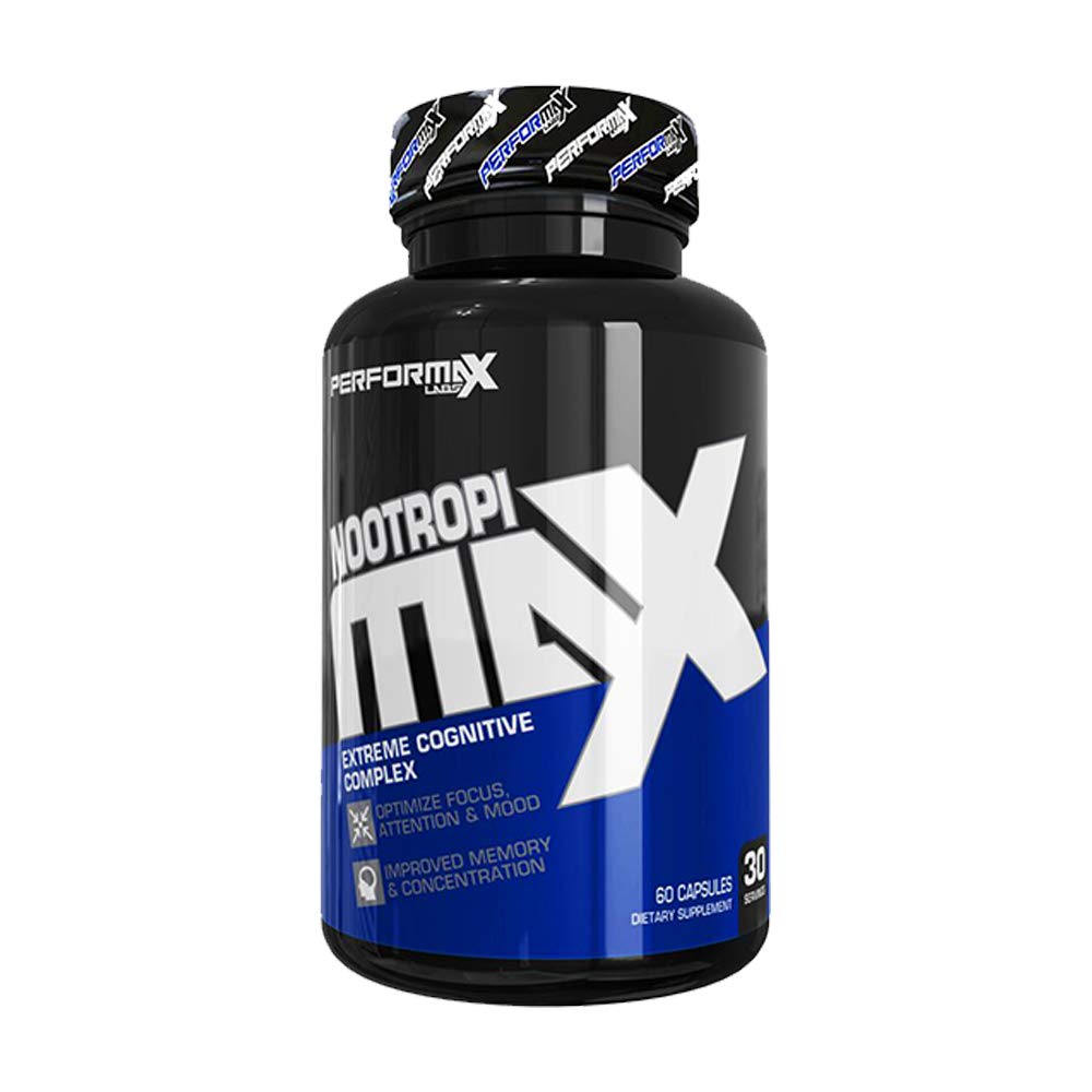 NootropiMax - Extreme Cognitive Complex Optimize Focus, Attention, and Mood Improved Memory and Concentration - 60 Capsules