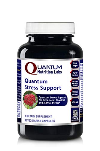 Quantum Stress Support, Vegan Product, 90 Capsules - Physical and Mental Stress Support Formula