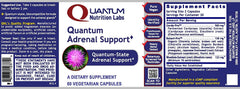 Quantum Adrenal Support, 60 Veg caps - Quantum-State Healthy Adrenal Glands Support