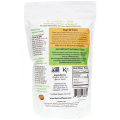 Apricot Power Organic Bitter Raw Apricot Kernels Seeds - All Natural NON-GMO 16 oz Bag