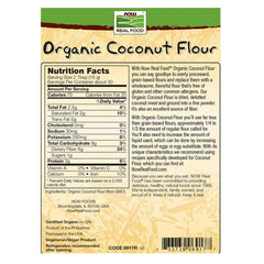 Now Foods Organic Coconut Flour - 16 oz (454 g)