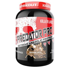 Killer Labz Predator Pro Low Carb Whey Protein Powder, Premium Whey Protein Isolate and Concentrate Blend for Mass Gains, 2 lbs, 25 Servings