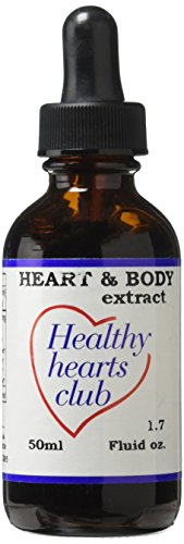 Heart & Body Extract Healthy Hearts Club 50ml - Support Maintenance of Clean Clear Artries Strong Healthy Heart and Balance Cholestrol Level