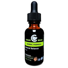Cedar Bear Adrenal & Focus a Liquid Herbal Supplement That Gently Soothes The Nervous System, and Helps Support The Body's Cognitive Function