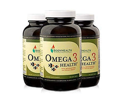 BodyHealth Omega 3 Health Fish Oil  2month Supply (120 Soft gels). Heart, Brain, Vision Health. with astaxanthin, Inflammation Support and Vitamin D3. No Fishy burps.
