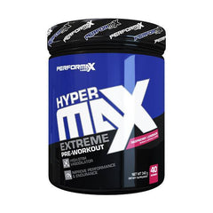 Performax Labs HyperMax Extreme Pre-Workout Supplement with L-Citrulline, Beta-Alinine, and Caffeine for Energy and Focus, Raspberry Lemonade, 40 Servings