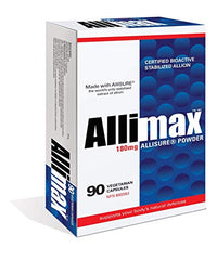 Allimax 180mg 90 Capsules. Supports Your Body's Immune Function Through Natural Allicin, a Potent Organosulphur Compound Extracted from Clean and Sustainable Spanish Grown Garlic.