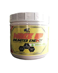 Wake UP Pre Workout Powder Supplement Drink - Unlimited Energy Powder Mix for Gym, Men or Women, Weight Lifting or Cardio, Non GMO, All Natural Gluten Free, Sweetened with Stevia