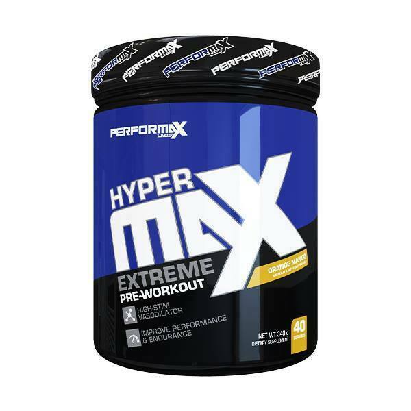 Performax Labs HyperMax Extreme Pre-Workout Supplement L-Citrulline 40 Servings