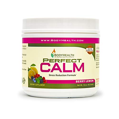Perfect Calm (Berry Lemon 16 oz) Relaxation Supplement That Helps Restore Healthy Magnesium Levels, Provides Calcium-Magnesium Balance, and Supports The Body’s Natural Response to Stress