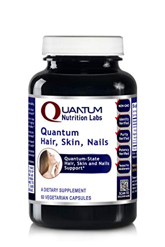 Quantum Hair, Skin, Nails-60 Capsules - Bioavailable Solubilized Keratin for Quantum-State Support for The Skin, Hair and Nails