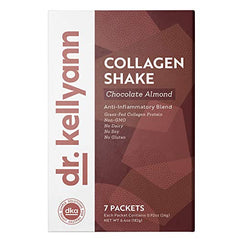 Keto Almond Shakes - 100% Grass Fed Collagen Protein by Bone Broth Expert Dr. Kellyann - Gluten Free, Dairy Free, Soy Free, Non-GMO - Perfect for Keto, Paleo & Weight Loss Diets (7 Servings)